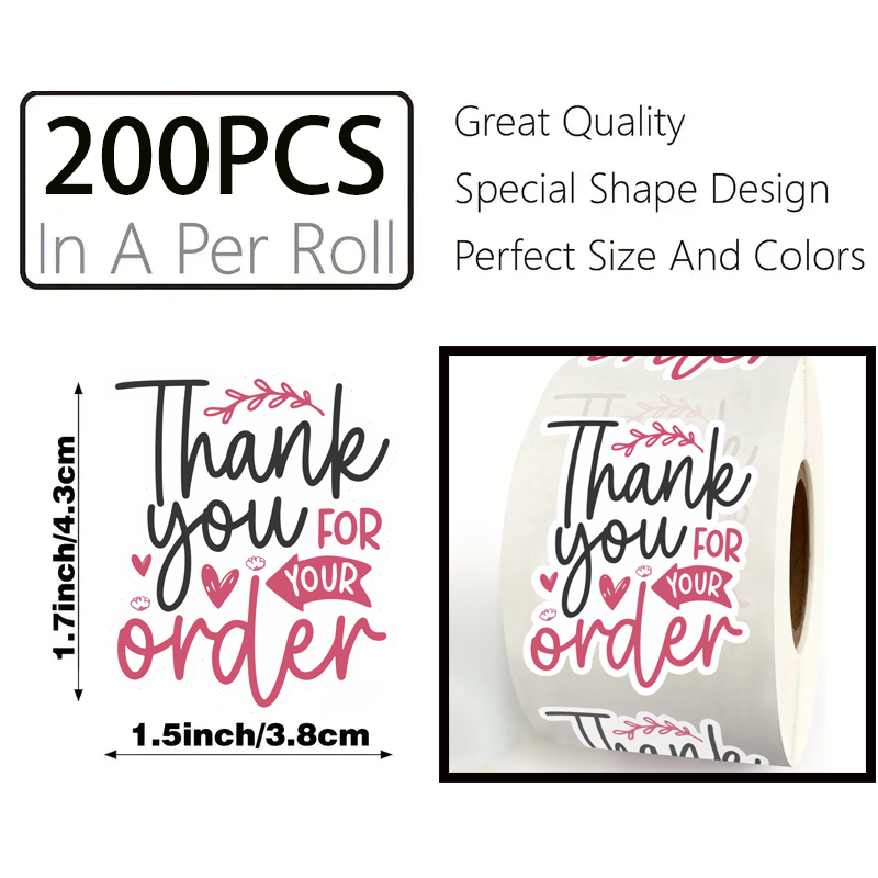 200 pegatinas por rollo. Pegat - Sticker Label Roll reseña y precio